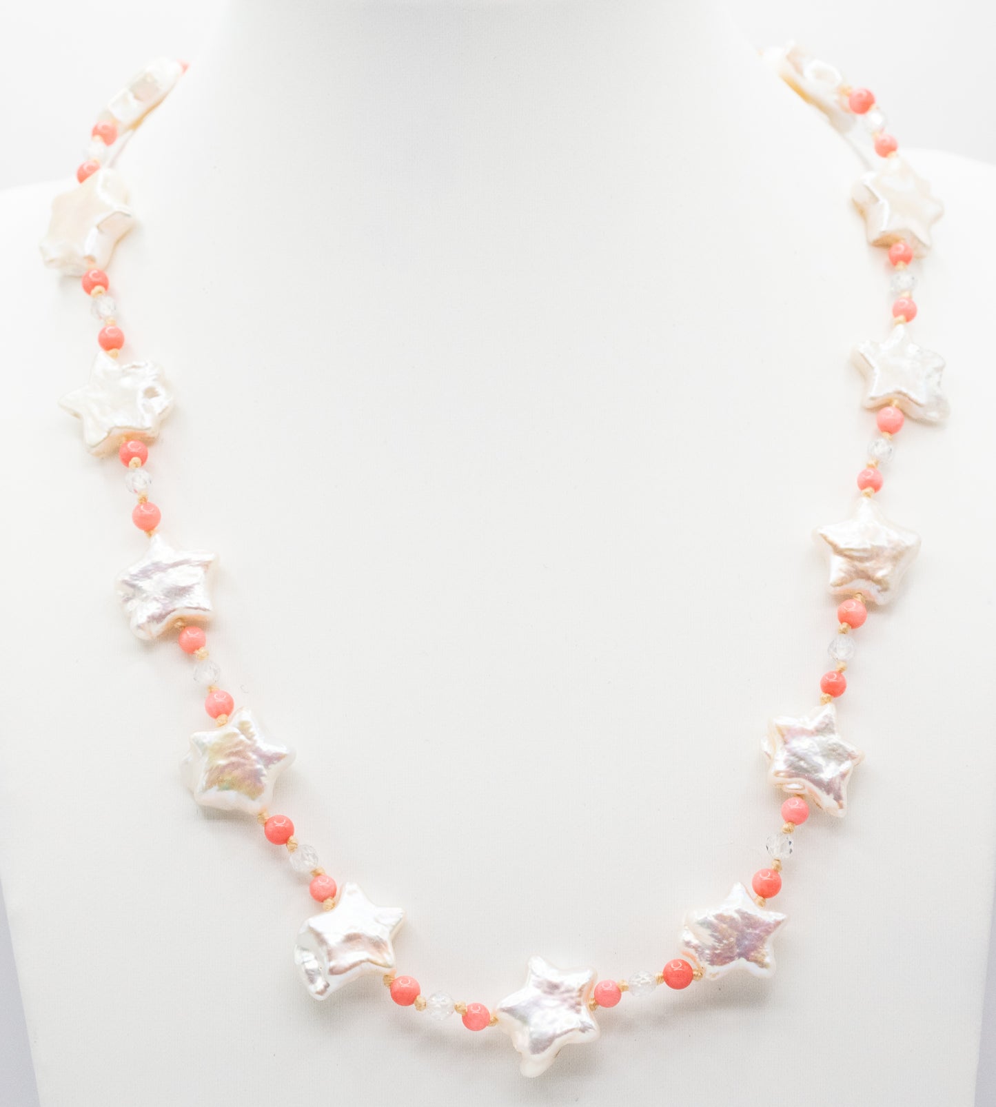 Star and Coral Necklace