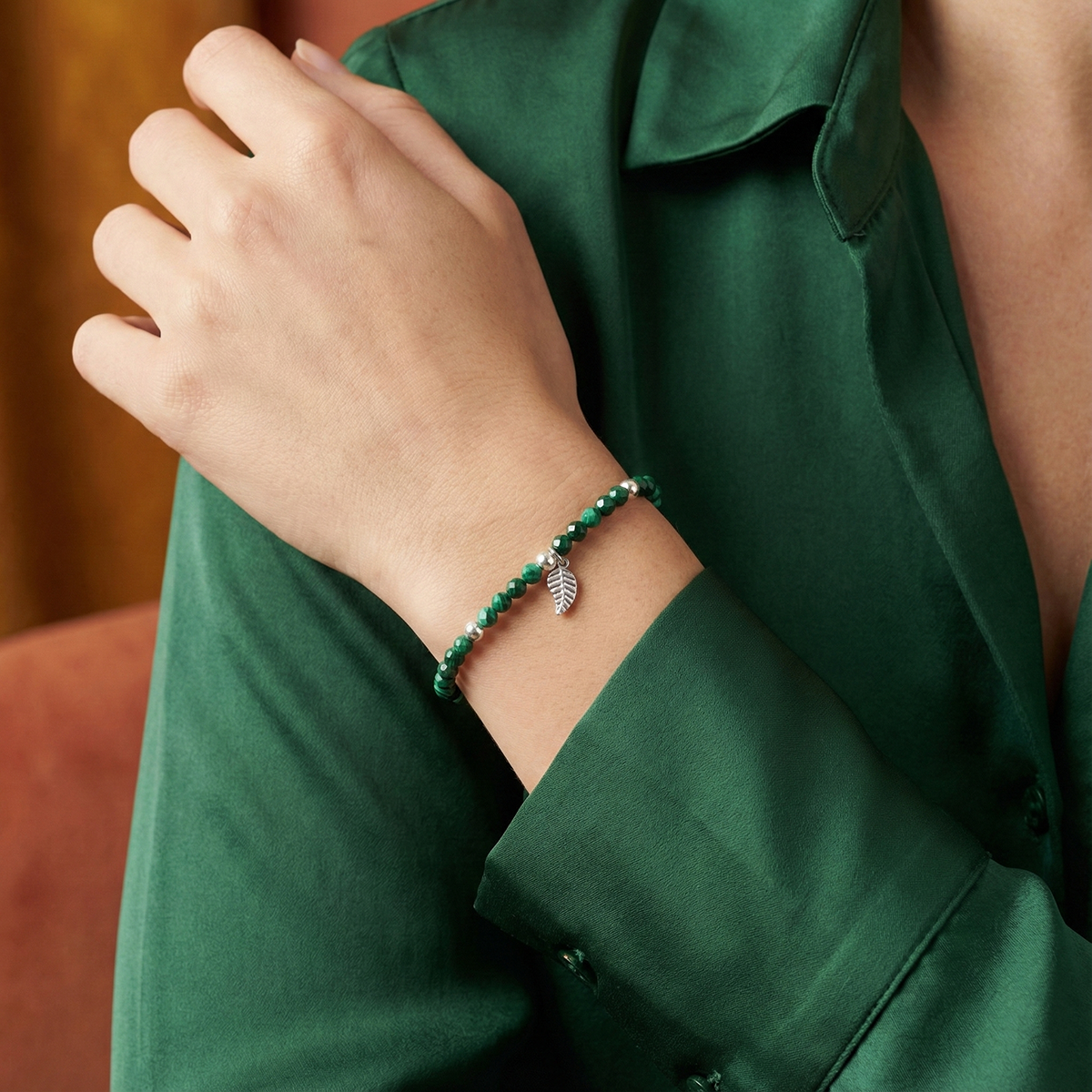 Malachite with Silver model