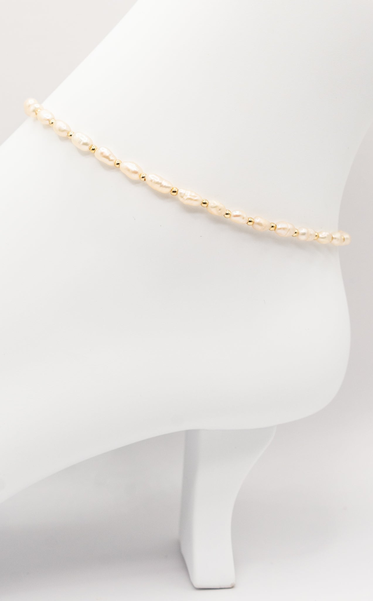 Pearl Gemstone Anklet