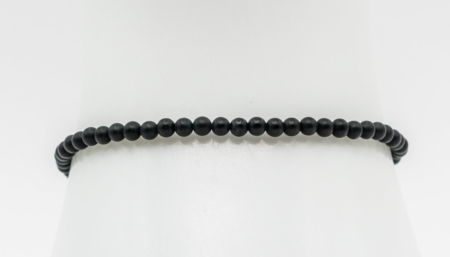 Matte Black Onyx Gemstone Bracelet