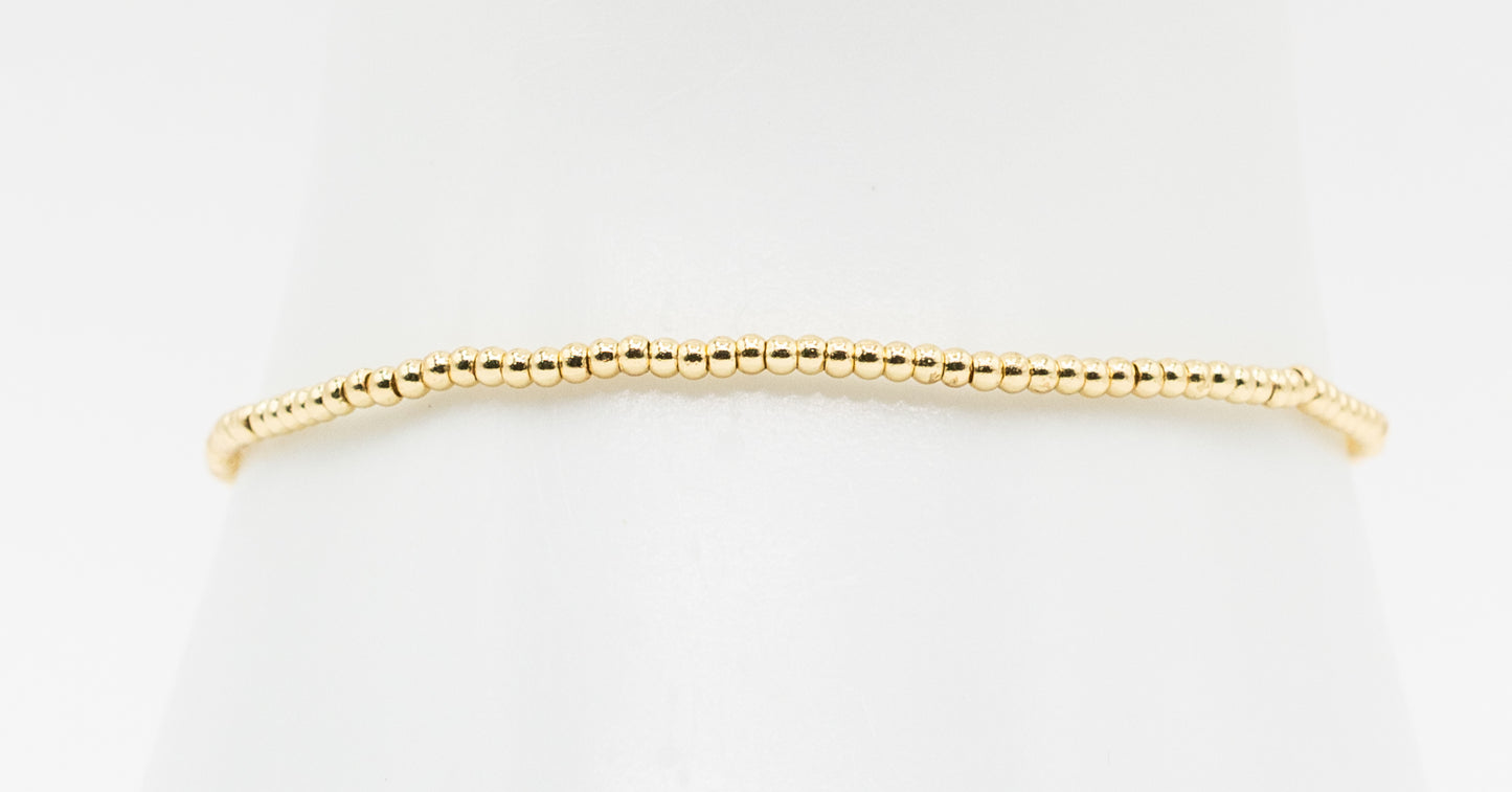 Yellow 2mm Gold-filled Bracelet