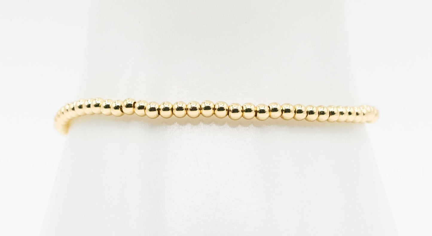 Yellow 3mm Gold-filled Bracelet