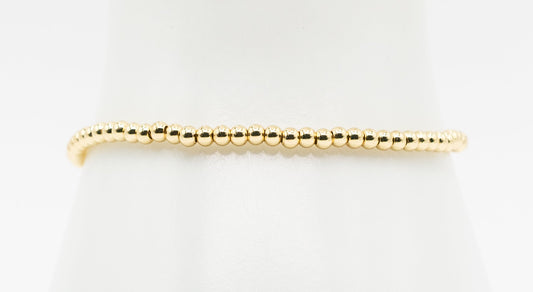 Yellow 3mm Gold-filled Bracelet