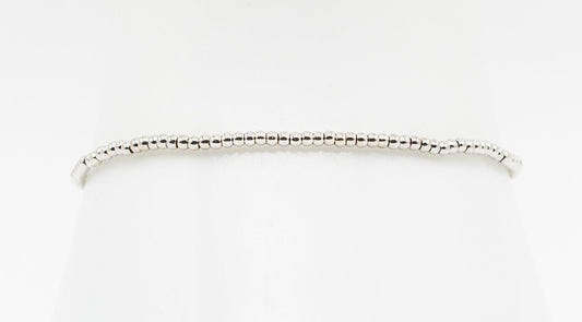 White 2mm Gold-filled Bracelet