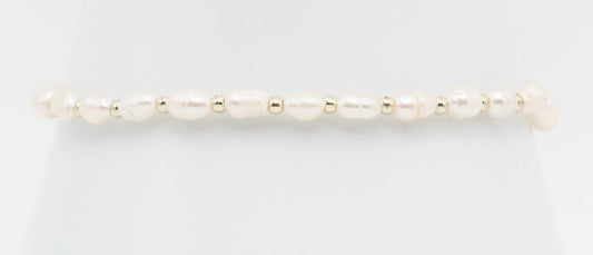 Pearl and Gold-filled Bracelet