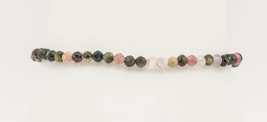 Watermelon Tourmaline Gemstone Bracelet