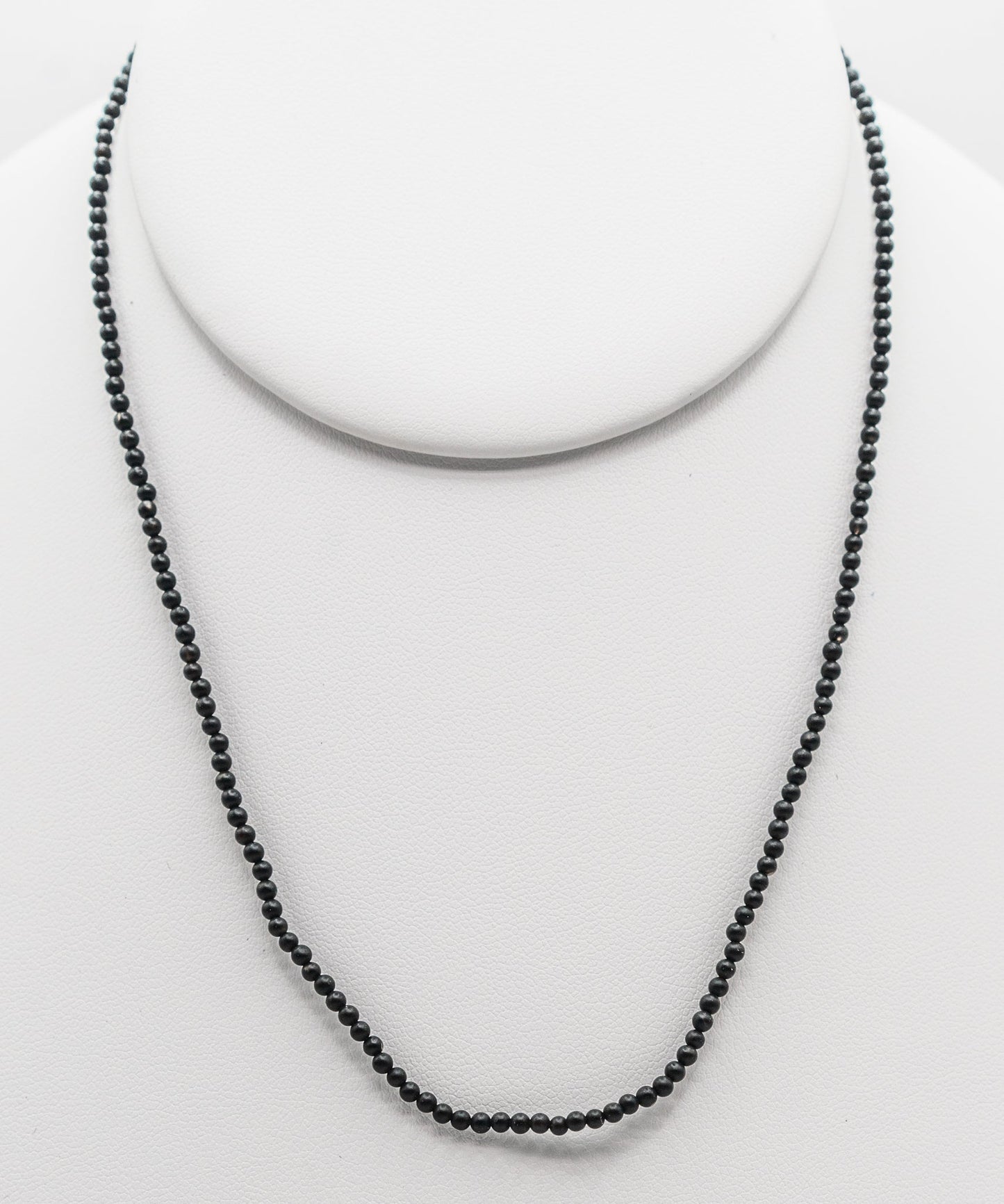 Matte Black Onyx and Gold-filled Magnetic Necklace