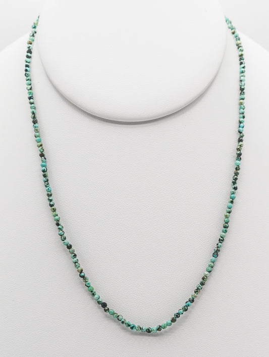 48" African Turquoise Necklace