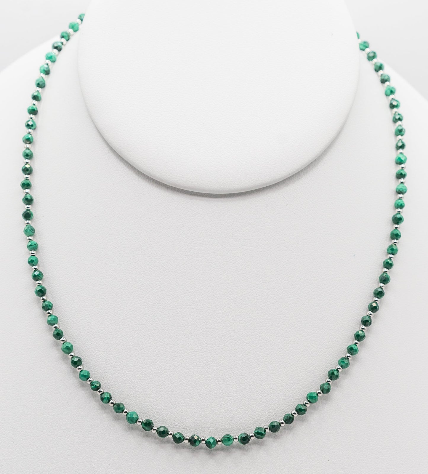 Malachite and Gold-filled Magnetic Necklace