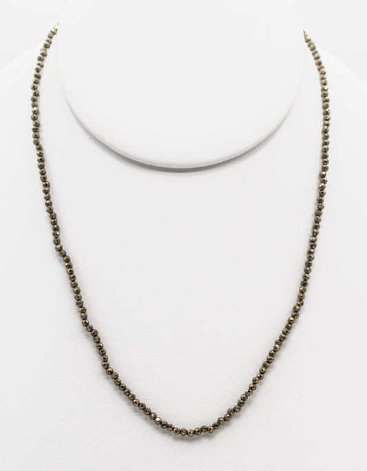 Pyrite Gemstone Necklace