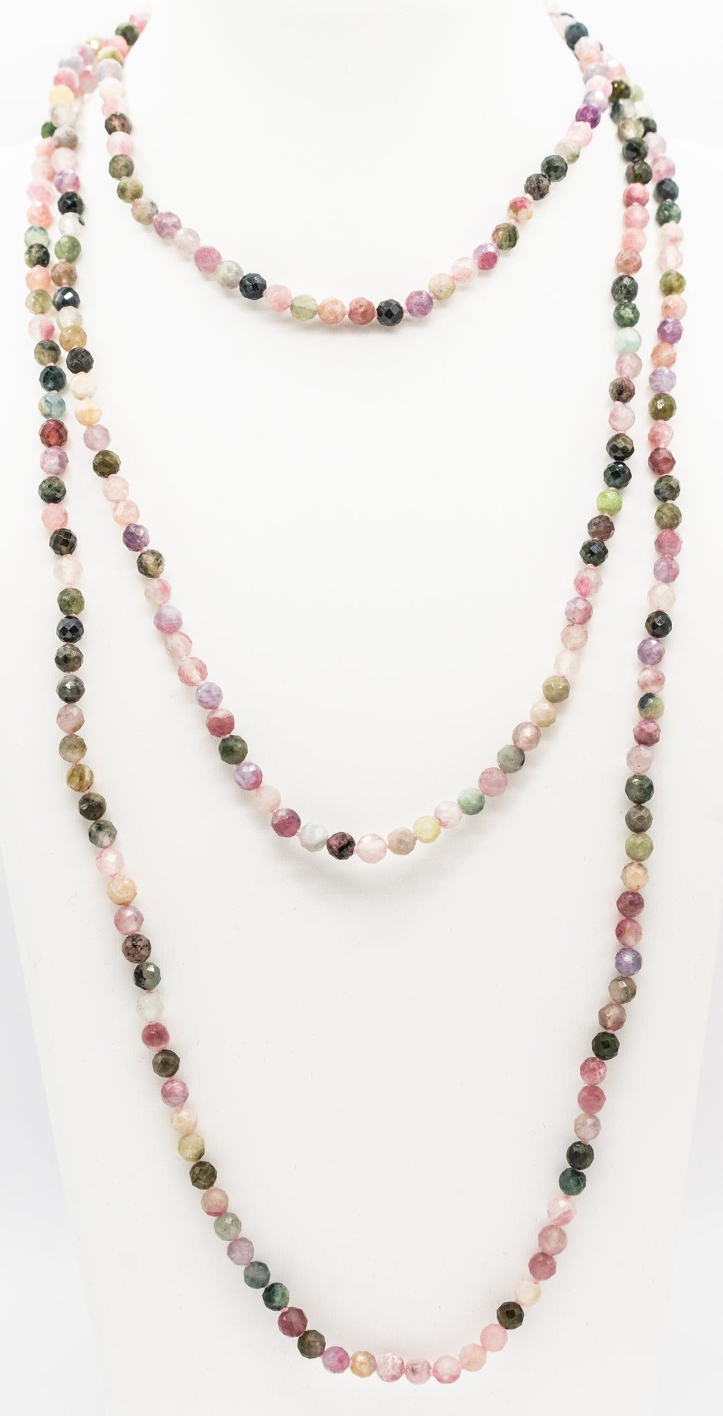 48" Watermelon Tourmaline Necklace