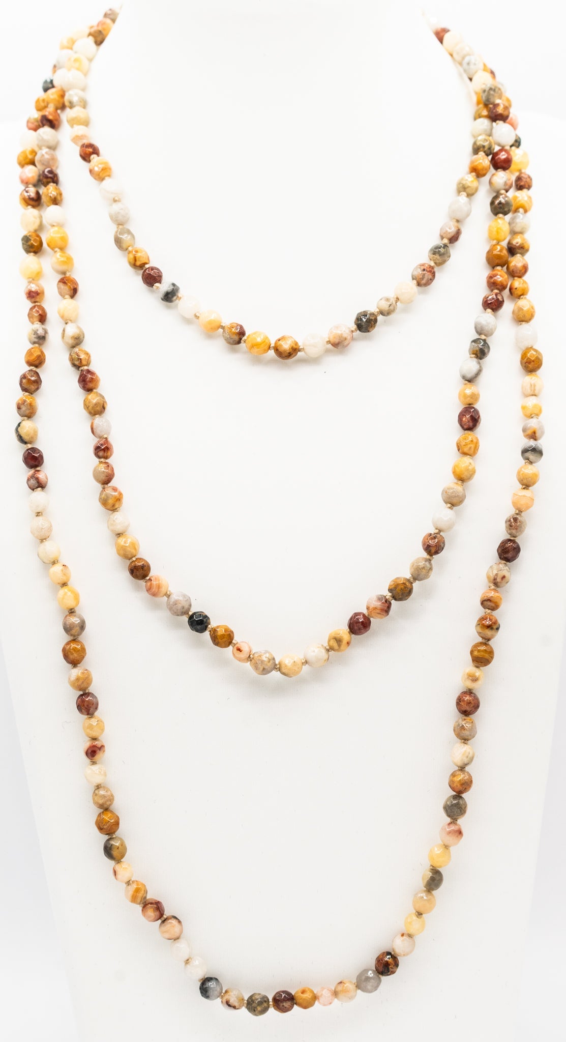 48" Petoskey Gemstone Necklace