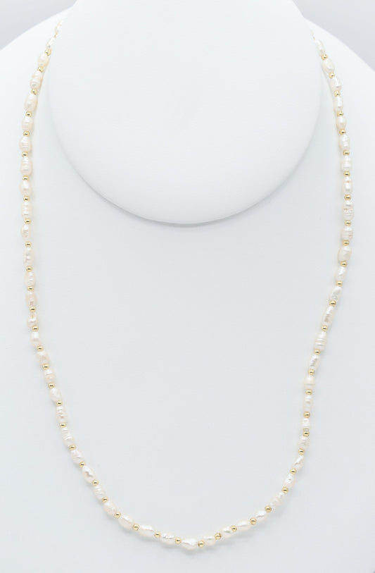 Pearl and Gold-filled Necklace