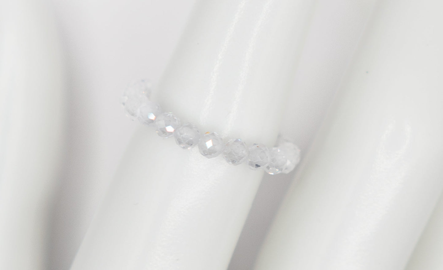 Clear Natural Crystal Ring