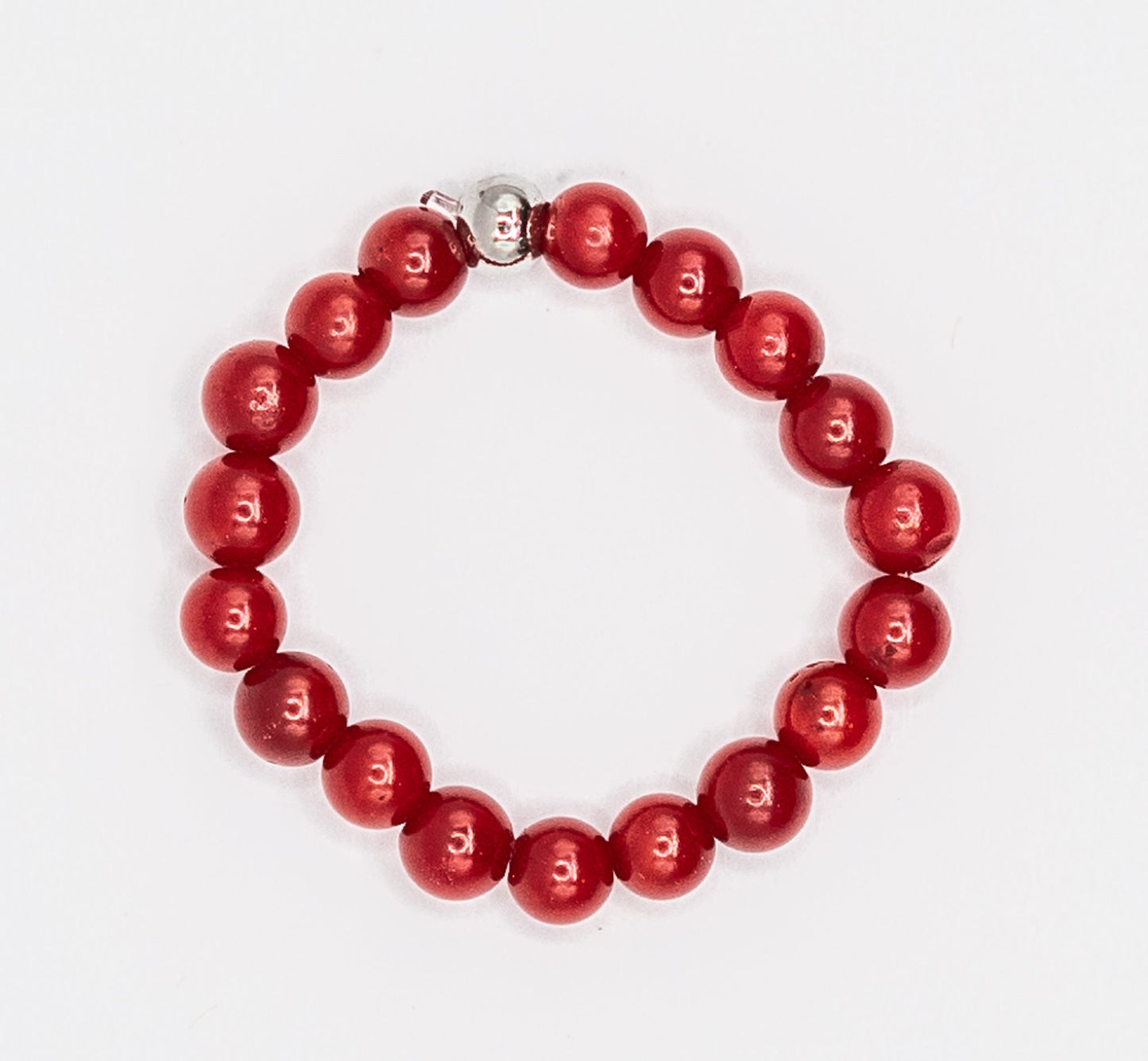 Red Bamboo Gemstone Ring