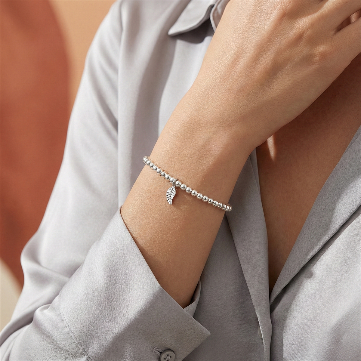 stretch silver bracelet