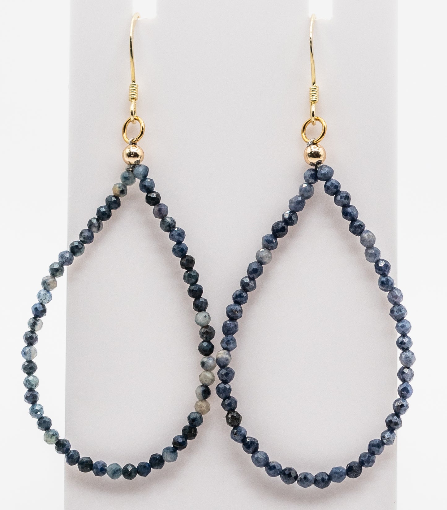 Sapphire Gemstone Hoops