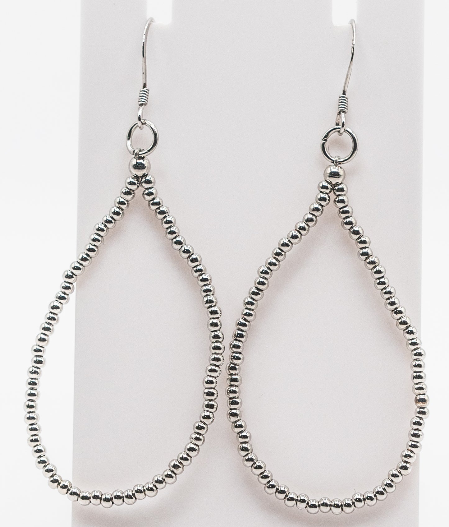 White Gold-filled Hoops