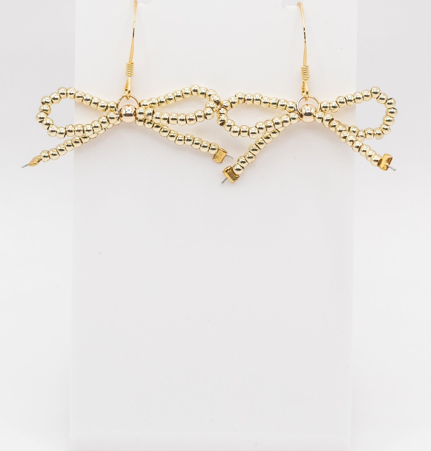 Yellow Gold-filled Bow Earring